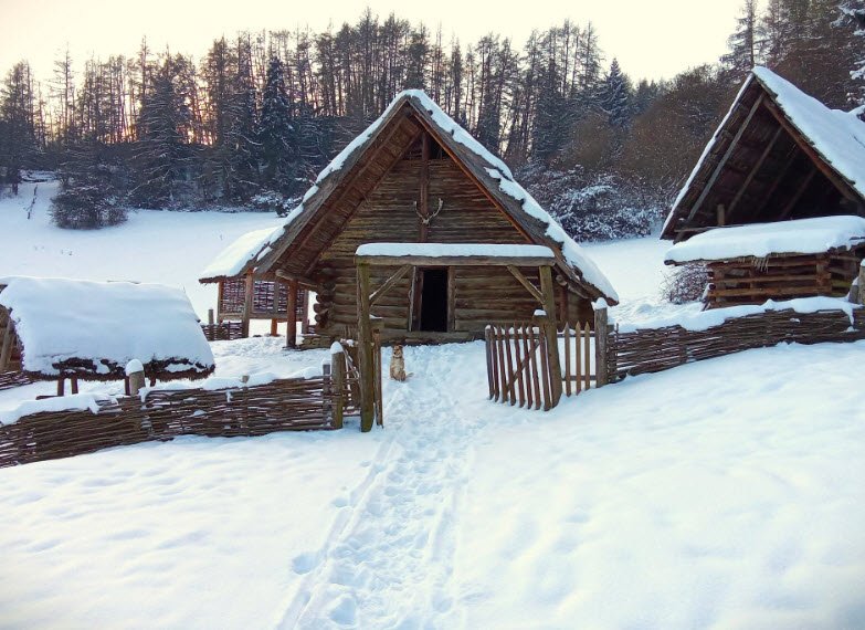 Archaeological museum Havránok, Slovakia